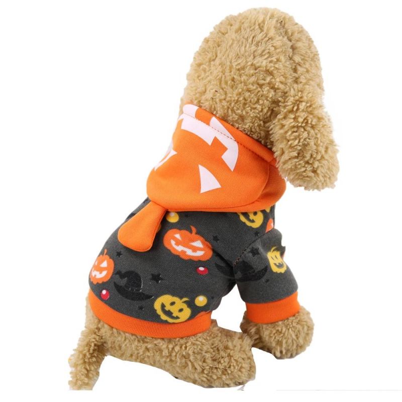 Jack-O-Lantern Costume Funny Halloween Christmas Dog Clothes Cat Pet Clothes New in Autumn and Winter