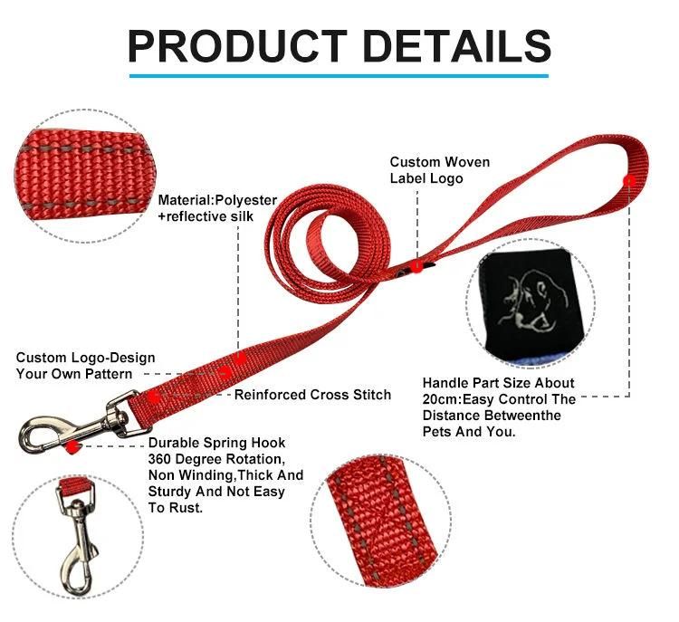Adjustable Escape Proof Quick Fit Long Leash No-Pull Dog Harness and Leash Set