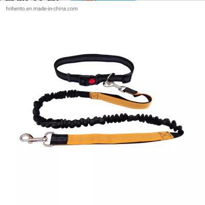 Hand Free Dog Lead, Adjustable Dog Leash Waist Belt Reflective Bungee Running Leash