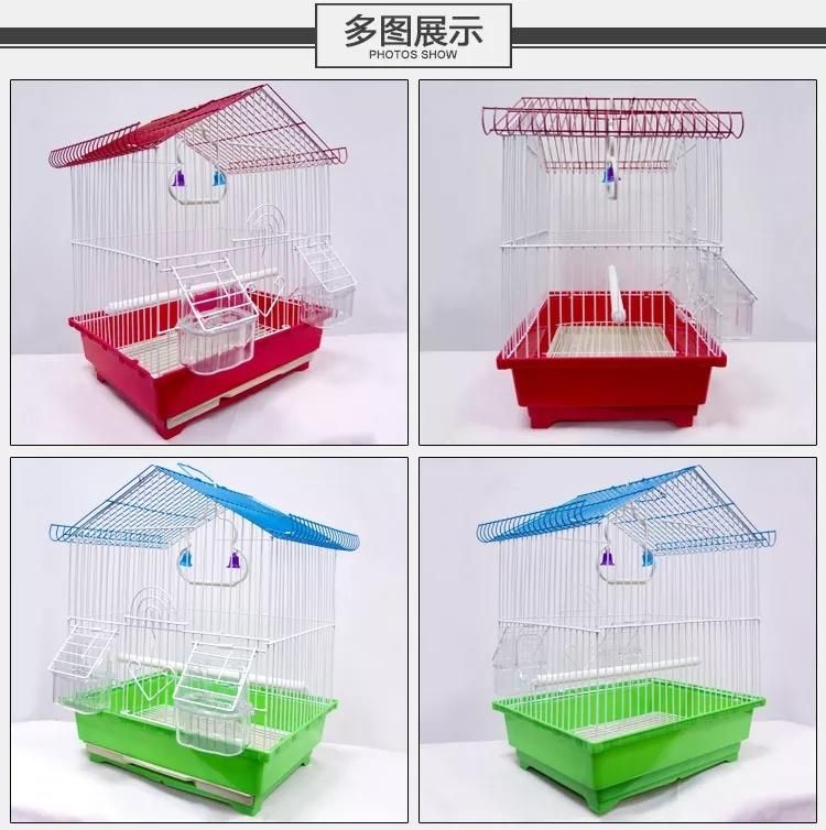 Manufacturer Folding Pet Parrot Bird Cage Decorative Breeding Birds Cages Iron Wire Canary Cage