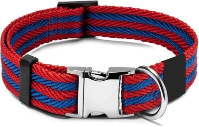 Handmade Woven Nylon Webbing Puppy Collars Dog Bark Collar