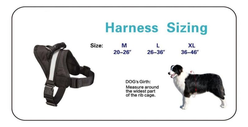 Dual Security Highly Reflective Big Dog Vest Harness