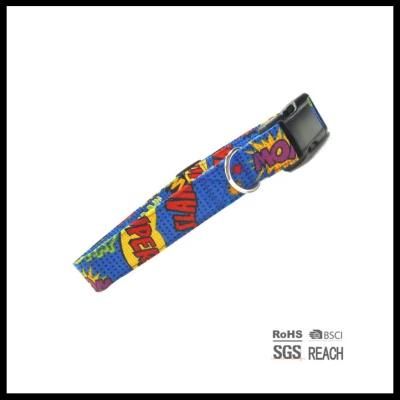 Fashion Pattern Canvas Eco-Friendly Pet Cat Dog Collars