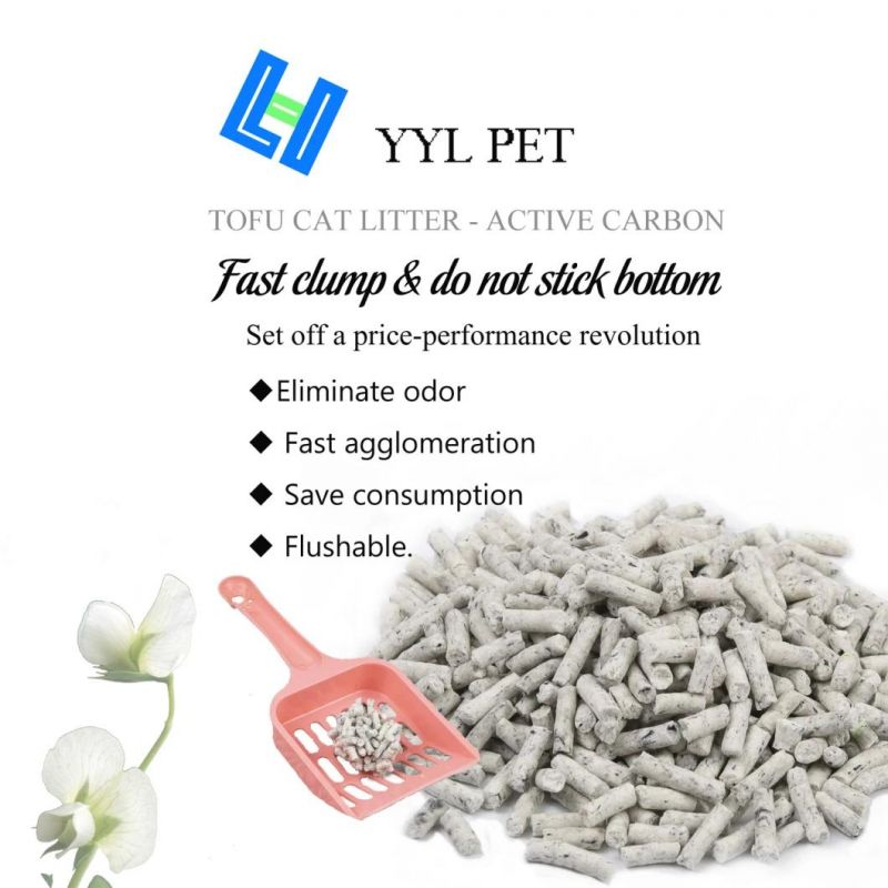 Hot Sell Active Carbon Tofu Cat Litter