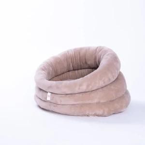 Sweet Bed Cat Warm Pet Basket Cozy Kitten Lounger Cushion Pet Cat Bed House Tent for Washable Cave Cats Beds