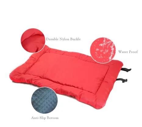 Foldable Pet Dog Bed Mat for Travel Outdoors Cat Dog Puppy Bed Waterproof Large Portable Soft Warm Pet Car Sofa Mat Cama Perro