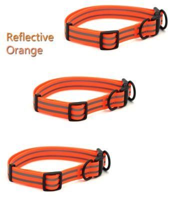 Pet Safety Reflective Collar Waterproof Soft Pet Collars Stink Proof Buckle Collar