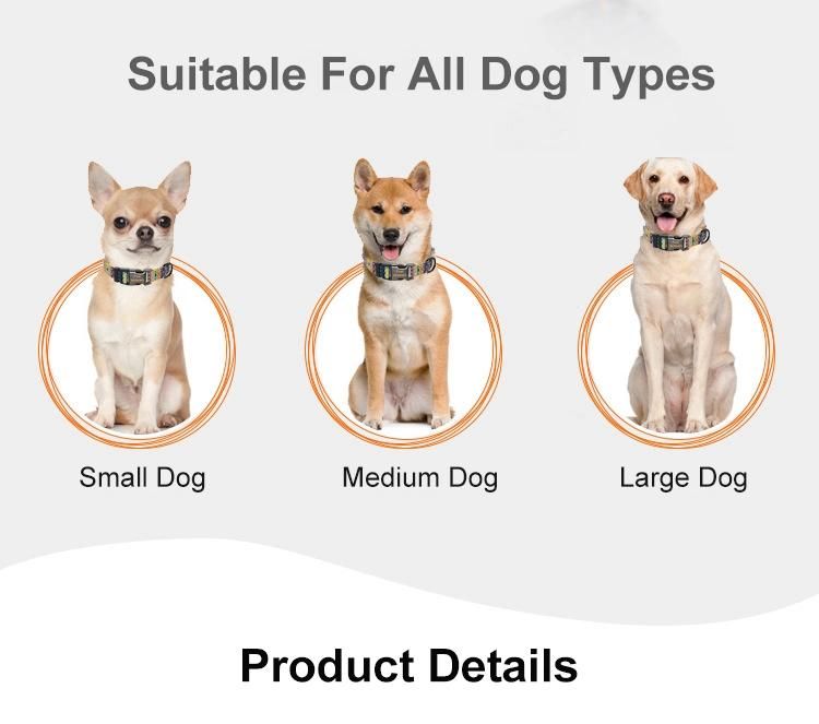 No Minimum Order Quantity Custom Pattern Dog Accessories Polyester Luxury Pet Collar