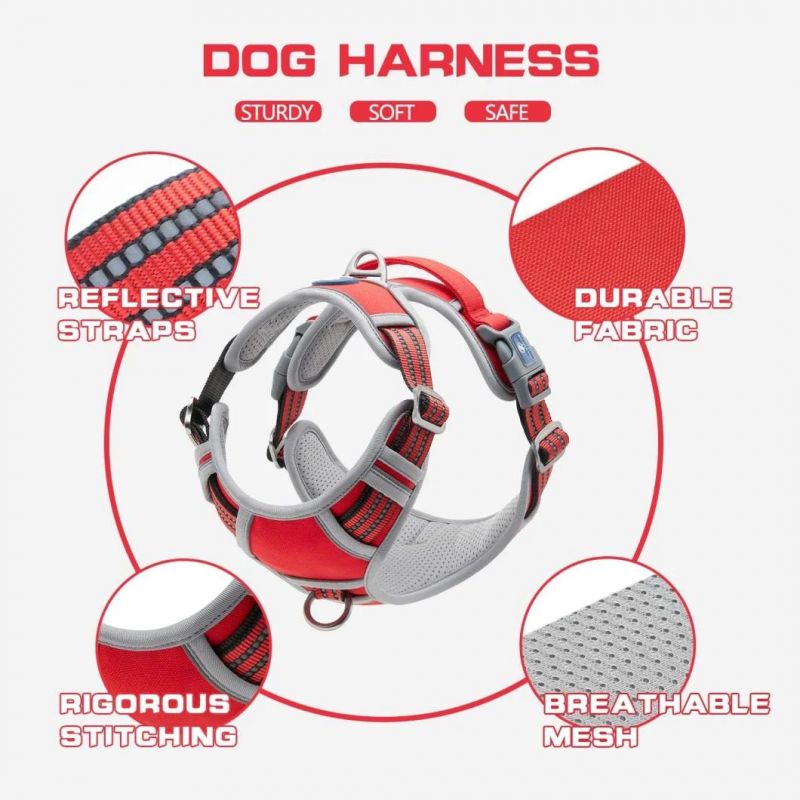 No Pull Choke Free Reflective Dog Harness