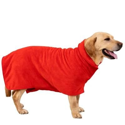 Super Drying Microfiber Pet Towel with Dog Paw Embroidery