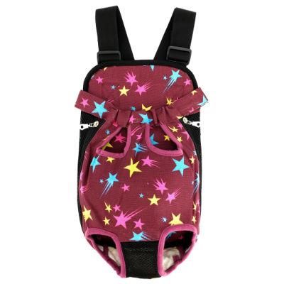 Premiun Comfortable Customized Pet Legs out Front Chest Bag Dog Cat Carrier