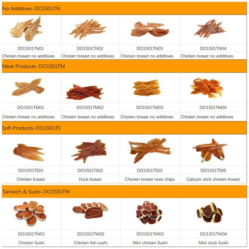 Natural Chicken Jerky Chicken Sticks Wrap Rawhide Dog Treats Chicken Dry Pet Food