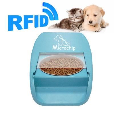 for Multi-Pets Homes Microchip Auto Pet Feeder with RFID Identification and Infrared Avoid Cross- Infection Auto Pet Feeder