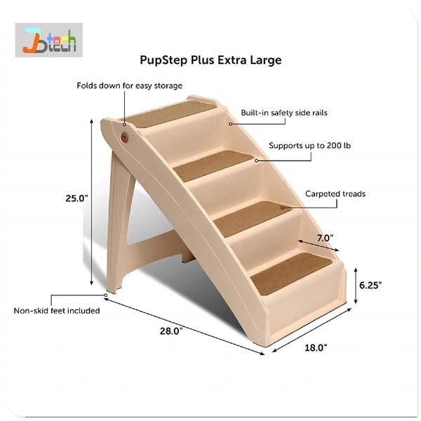 Foldable Puppy Dog Step Stairs Ramp Pet Product Pet Grooming Wholesale Heavy Duty Dog Product Cat Product Pet Carrier Sleeper Accessories Dog Training Dog Bed