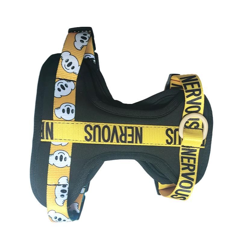 Factory Hot Sale Little Monster Print Chest Back, Pet Product, Dog Harness