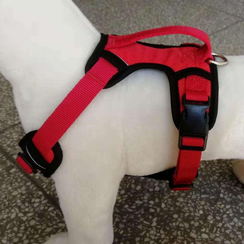 2022 High Quality Soft Reflective Dog Harness with Handle