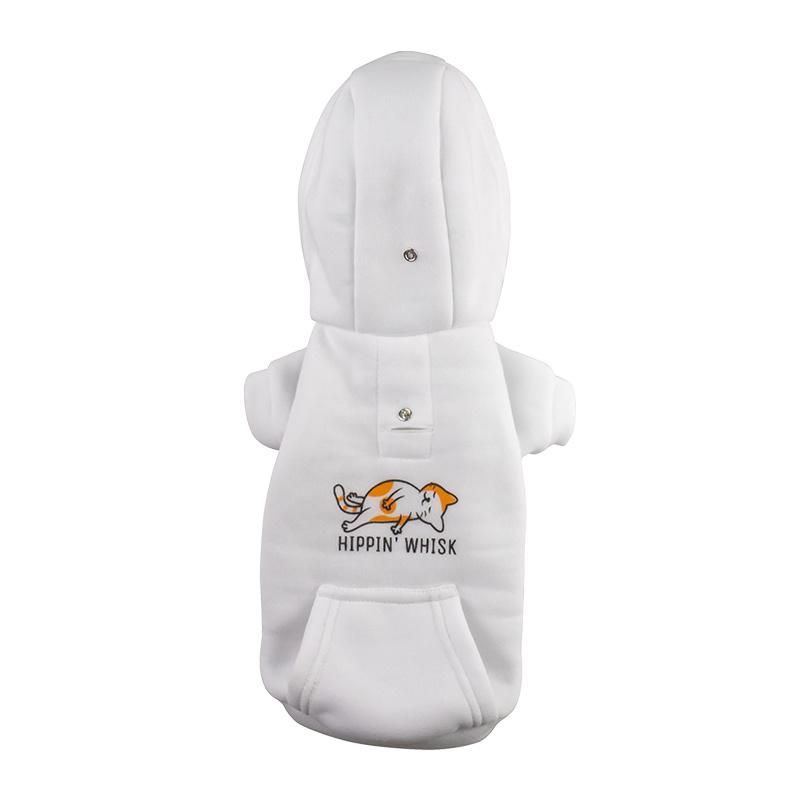 Custom Multicolor Fashion Classic Warm Blank Cotton Polyester Fleece Dog Hoodie