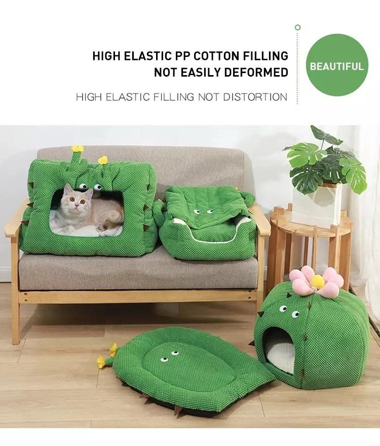 Wholesale High Quality Cactus Pet Nest Cat Bed