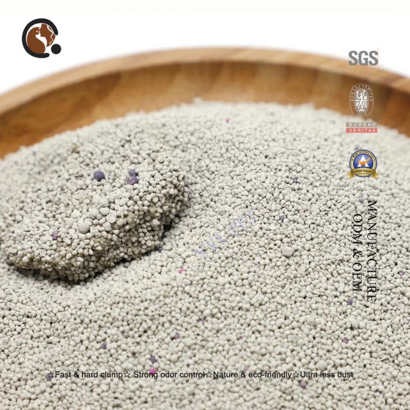 Factory Price 1-2mm Ball Bentonite Cat Litter