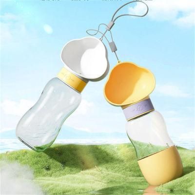 Pet Water Cup Cat Bottle Portable Outdoor Feeding Water Cup