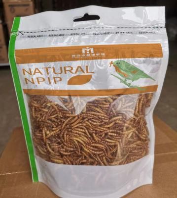 Dried Mealworms Yellow Powder Insect Fish Baby Bird Parrot Pet Poultry Food Bulk Mealworms