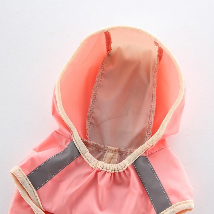Manufactured Classic Puppy Pet Raincoat for All Seasons PU Pet Raincoat Waterproof Clothes Pet Dog Rain Coat