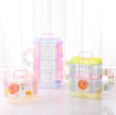 in Stock Extra Large Ceramic Pink Acrylic Hamster Cage