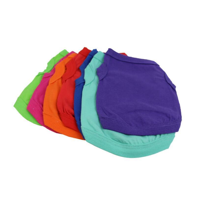 Pet Vest Breathable Summer Cotton Sleeveless T-Shirt Small Dog Cat Clothes