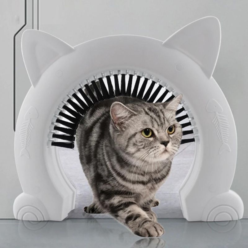 Europe & Us Exclusive Patent Customize OEM EU&Us Patent 2022 Brush Pet Cat Door