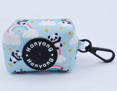 Baby Blue Panda Pooper Scooper Custom Poo Bag Holder Bag