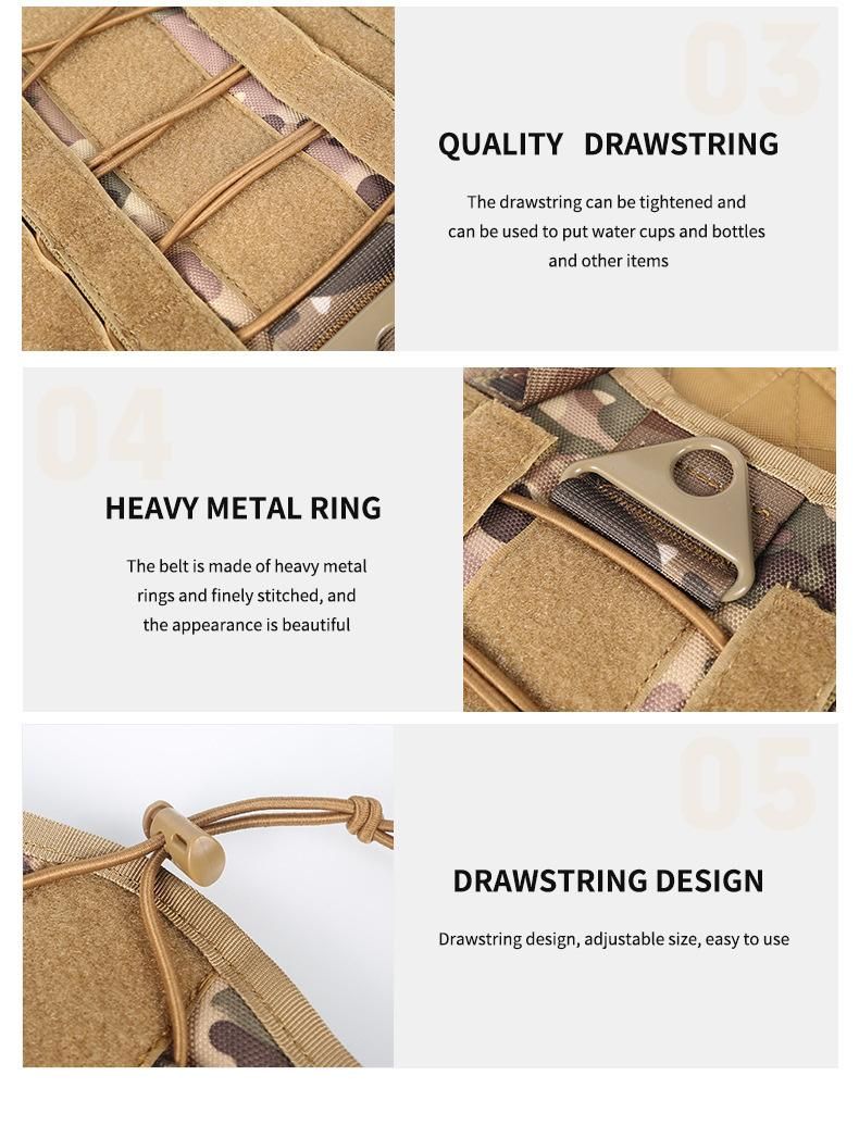 Working Dog Vest Tactical No-Pull Dog Training Harness Vest for Walking Hiking Hunting