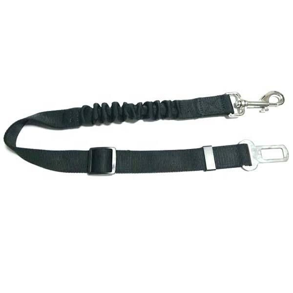 Nylon Rope Dog Soft Seat Belt Leash with Metal Buckle for Small Medium & Large Dog