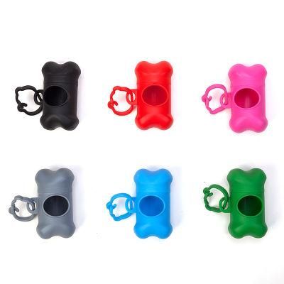 Dog Products, Pet Garbage Bag Dispenser for Towing Rope Dog Potty Bag Container with Carabiner