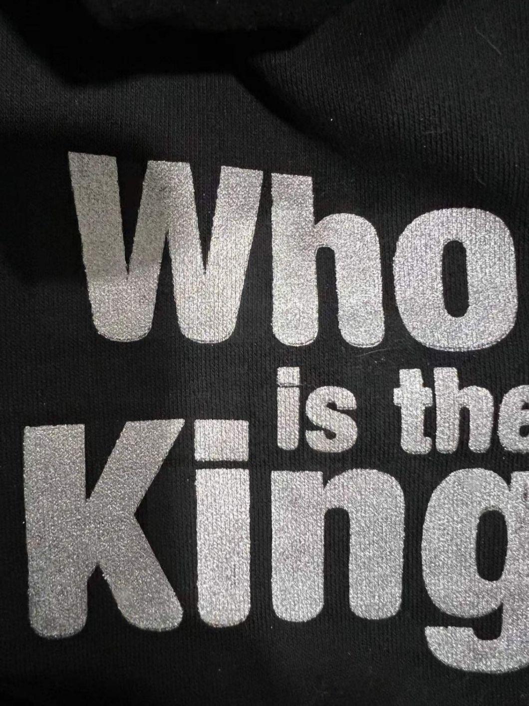 "Who Is The King" Puppy Hoodie Puppy Products Dog Hoodie Dog Products