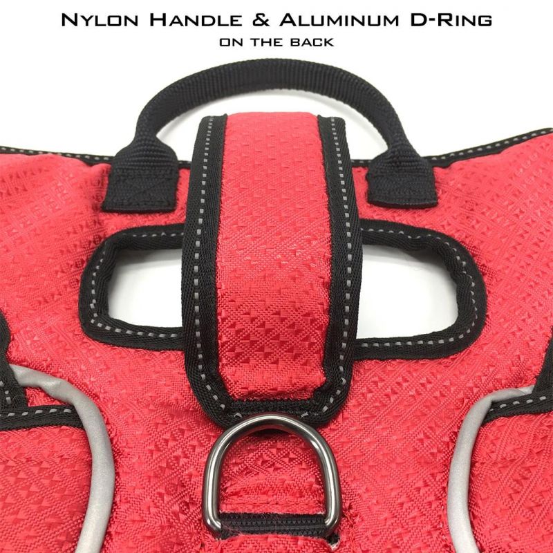 Reflective Adjustable Dog Harness Multi-Use Hiking Service Driving Pet Dog Product Dog Harness