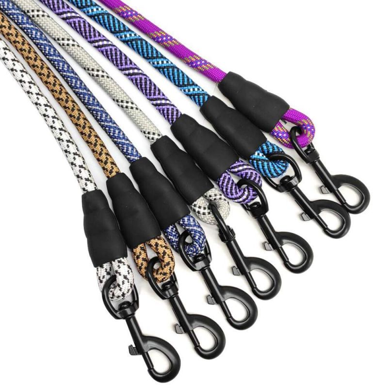 Custom Pet Lead Slip Leash Dog Training Mountain Climbing Double Rope Dog Leash for Two Dogs