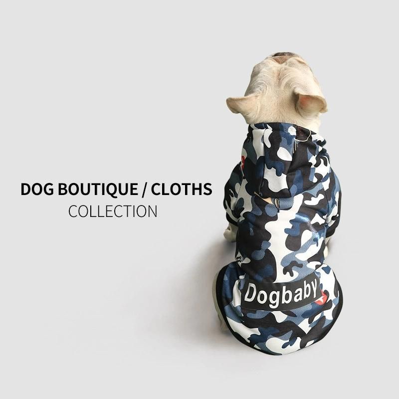 Fashion Print Pet Supply Wholesale Pet Clothes Soft Cotton Pet Coat Dog Hoodie