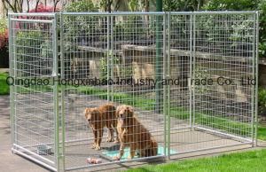 Hot DIP Galvanized Round Tube Outdoor Wire Mesh Dog Cage