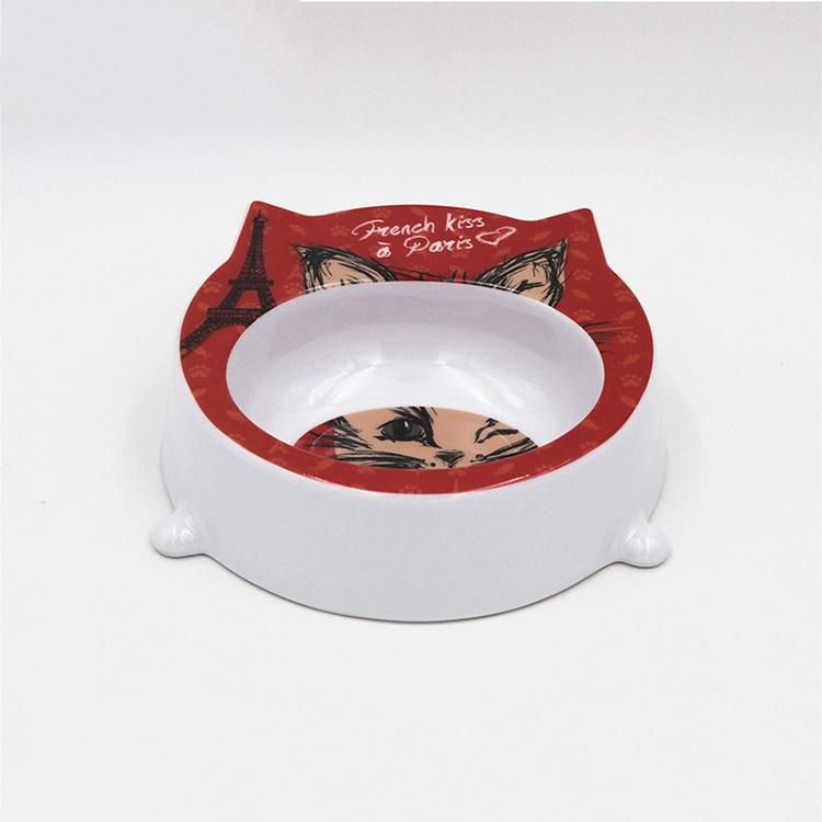 Mini Pet Bowl Mini Pet Bowl Portable Porcelain Cat Bowl with Non-Slip Bottom Design Cute Cat Bowl