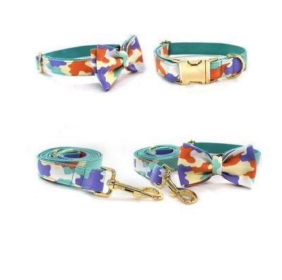 Fast Delivery of Custom Dog Collar Leash in Colofrul Camo