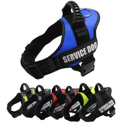 Explosion-Proof Rushed No Pull Outdoor Control Handle Safety Pet Vest Adjustable Reflective Dogs Harness