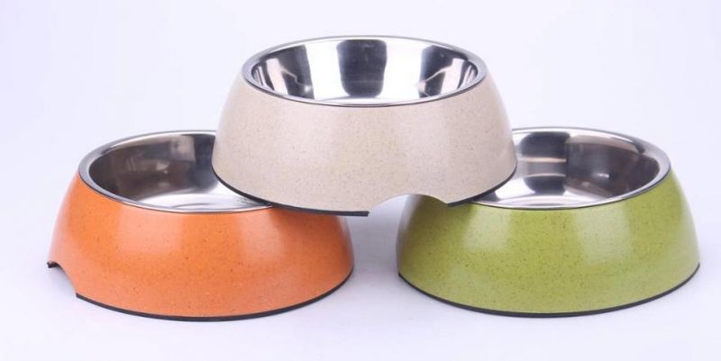 China Pet Supply Puppy Feeder Product Stainless Steel Dog&Cat Pet Food Water Bowl