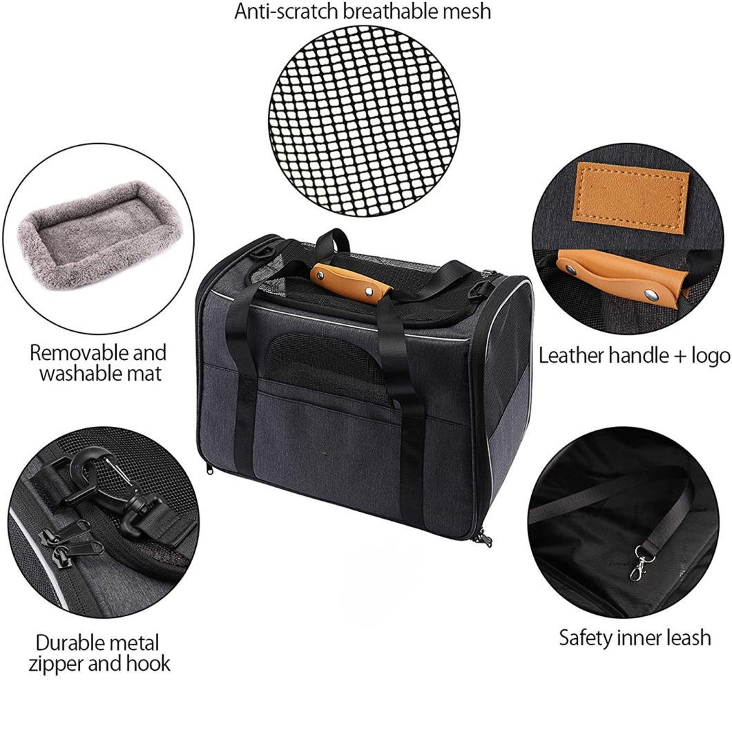 Wholesale OEM Customized Big Square High Space Animal Outdoor Actitives Pet Bag