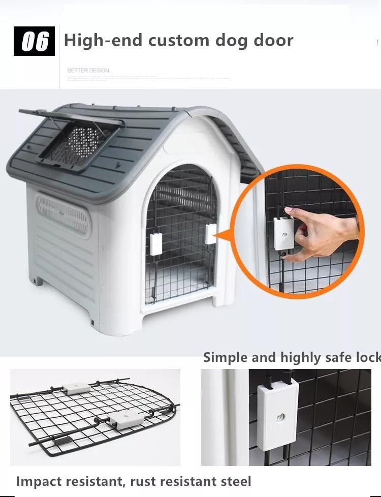 Best Quality Durable Plastic Waterproof Large Dog House Outdoor Indoor Large Outdoor Warm Pet Dog House Wholesale