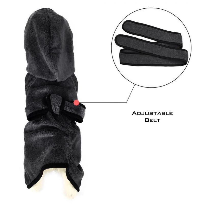 Mircofiber Absorbent Grooming Quick Drying Robe Bathrobe Pet Products