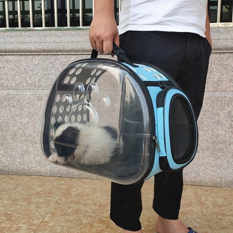 EVA Transparent Pet Shoulder Bag Portable Cat Carrier Bag