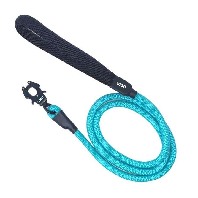 Reflective Nylon Dog Leash with Flog Clip Tactical Dogs Lead for Running Walking Training