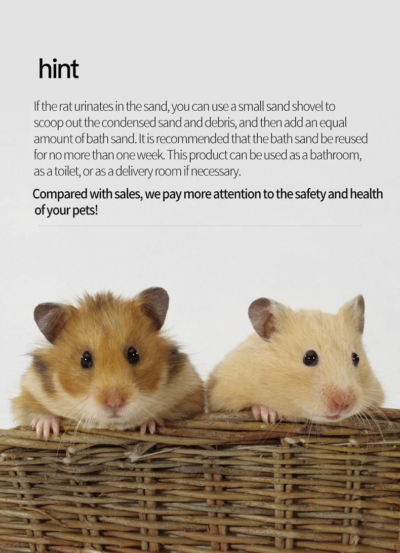 Yee Small Pet Cleaning Supplies Hamster Sand Bath Bathroom