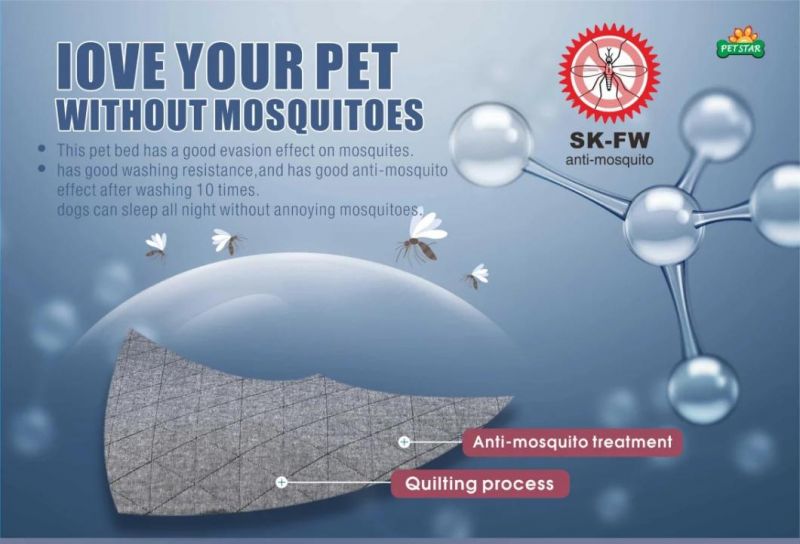 Mosquito Repellent Soft Anti-Mosqutito Pet Dog Puppy Cat Nest Bed