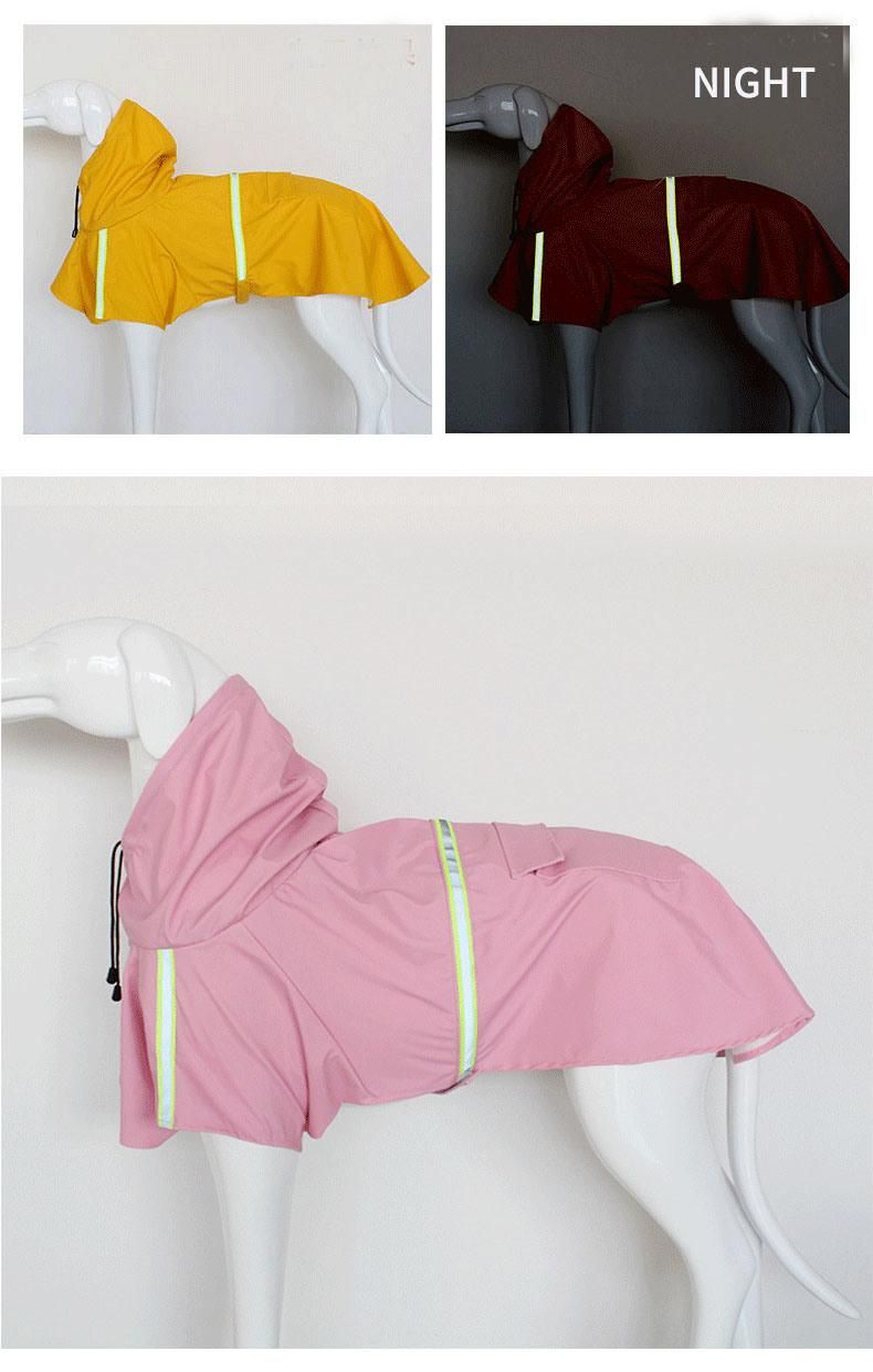Dog Garment Raincoat Reflective Pet Clothing Factory Price Wholesale Small Order